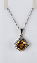 Load image into Gallery viewer, Cushion Citrine Pendant