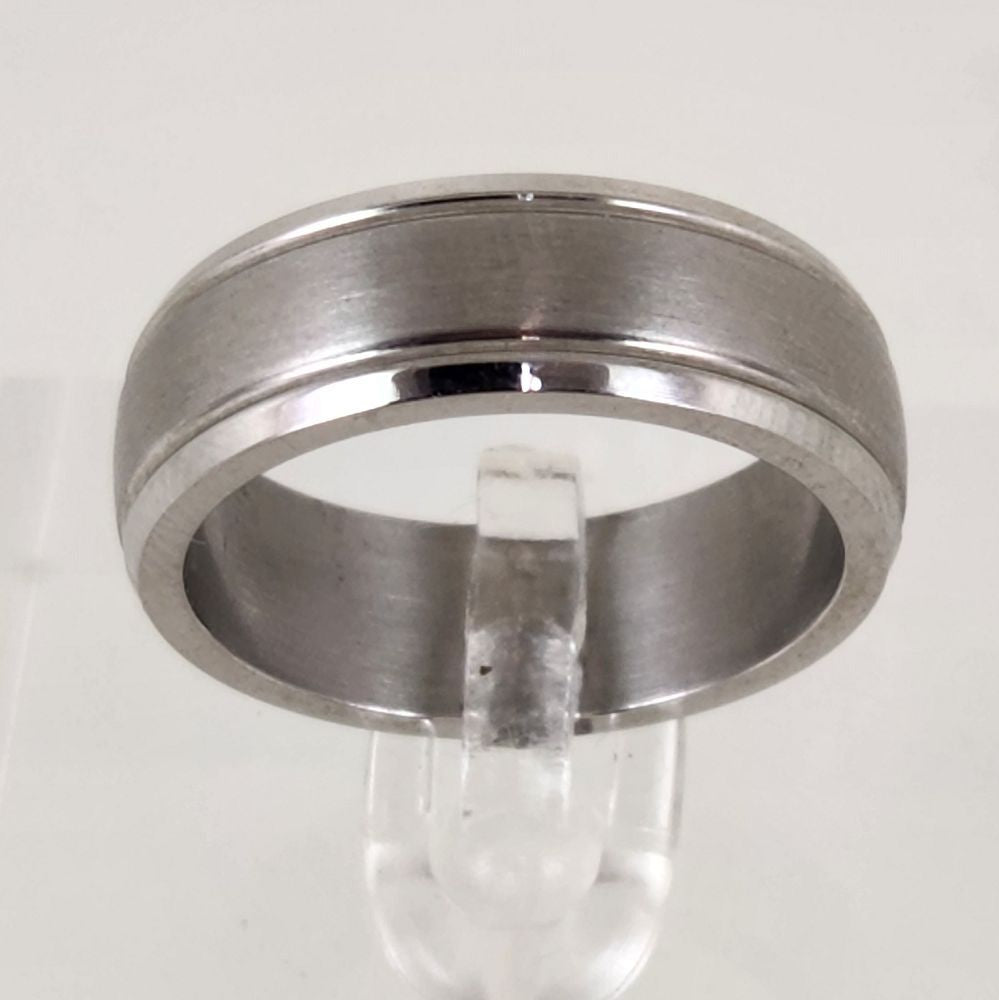 Stainless Steel Satin Ring