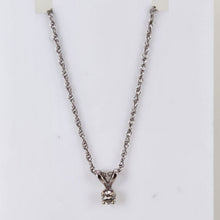 Load image into Gallery viewer, Solitare Diamonds Necklace