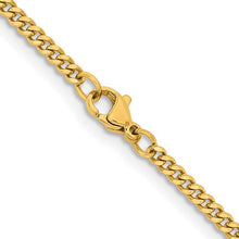 Load image into Gallery viewer, Yellow Plated Curb Chain